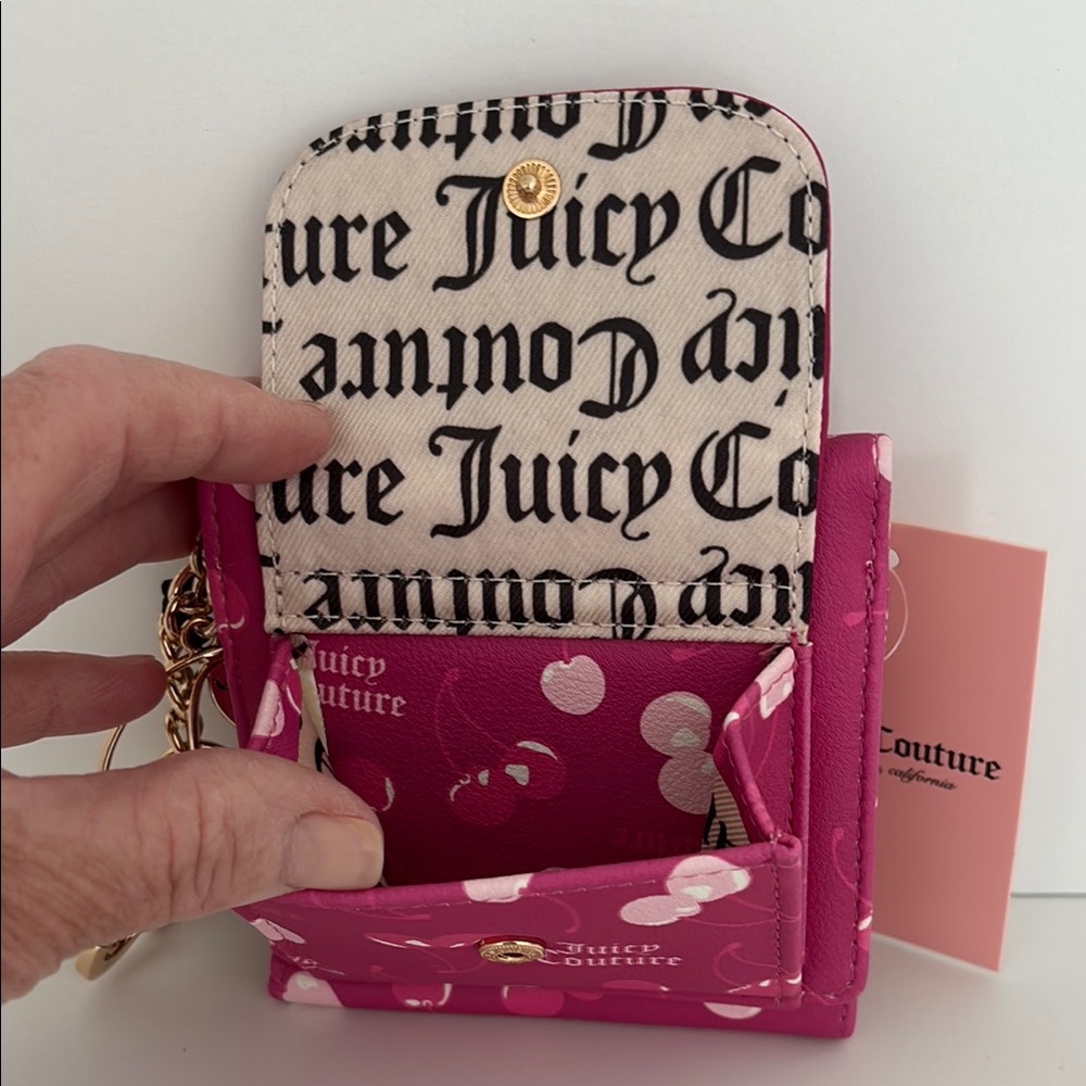 Juicy Couture Pink Wallet with Cherries ๐ - Picture 2 of 7